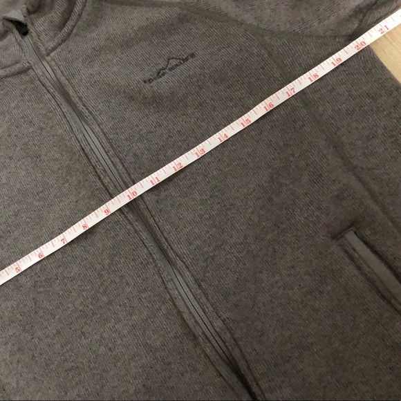 Eddie Bauer Grey Zip Up Fleece - Picture 6 of 11